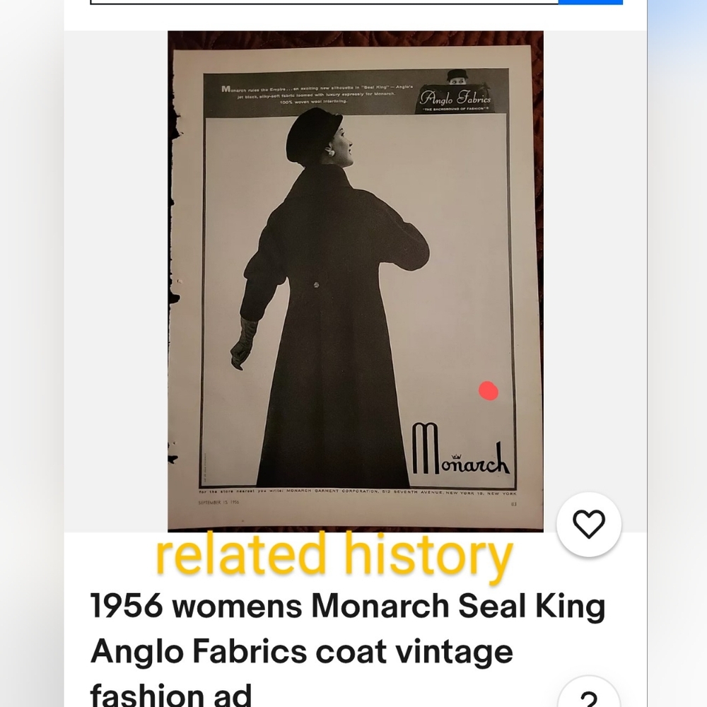 Vintage Princess Black Wool Coat MCM Est Size 2 to 4 Wearable Collectors Item - Picture 12 of 17